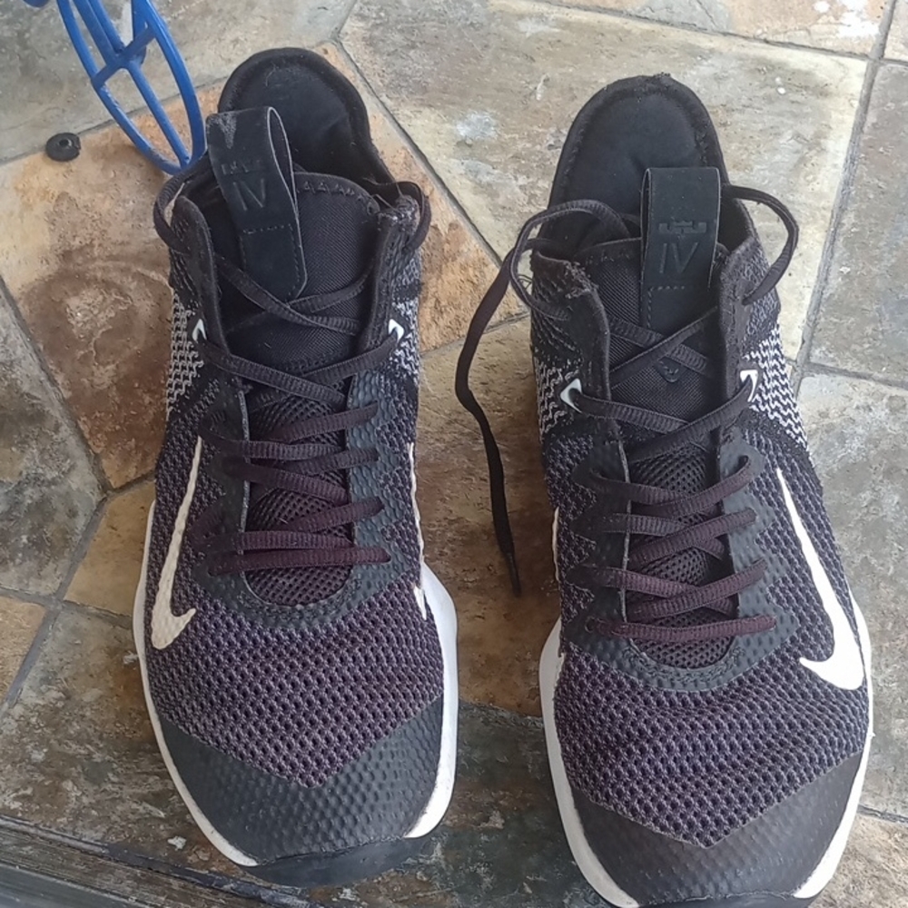 Nike Mens Lebron James Witness  4 Black Lion on Heel